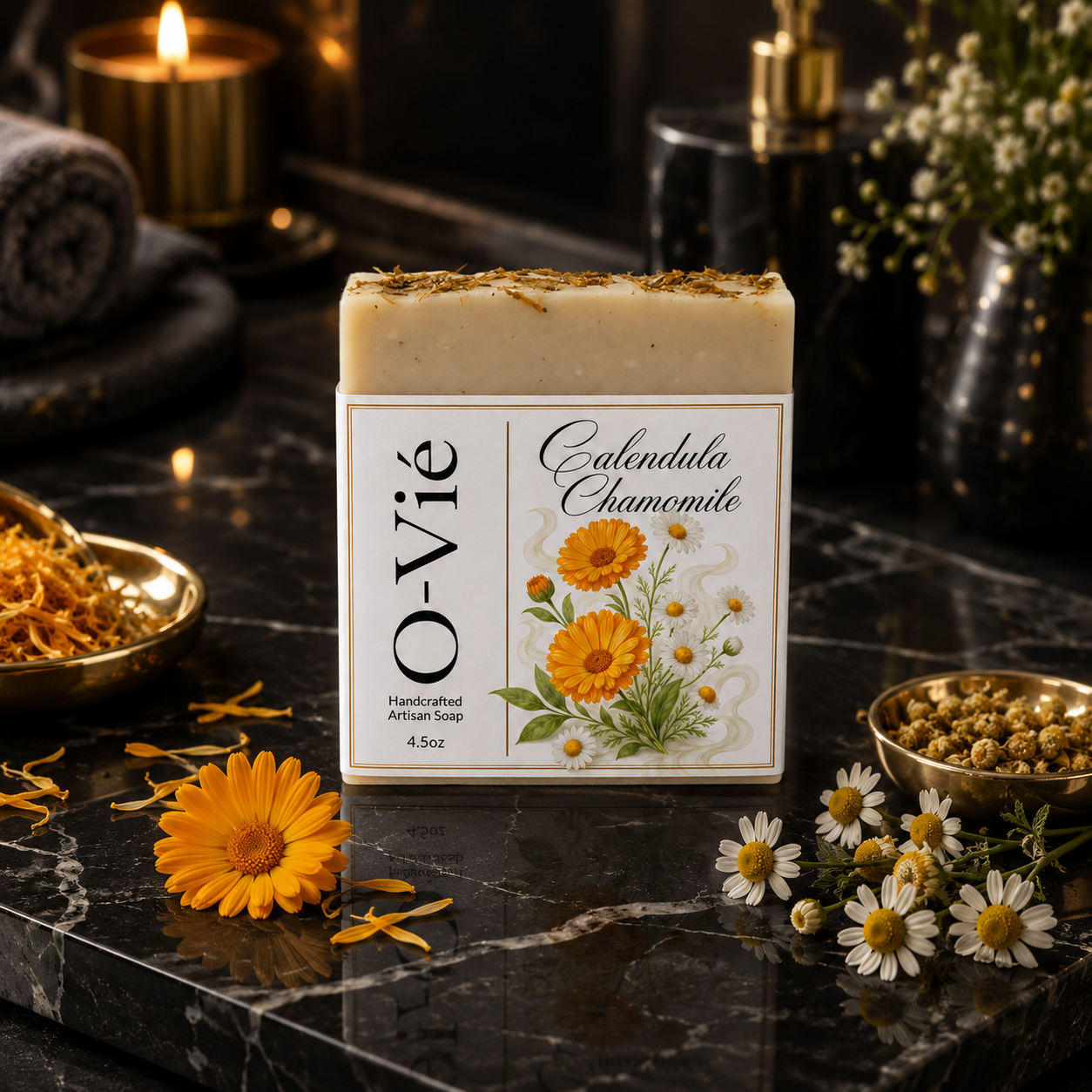 Calendula &amp; Chamomile — O-Vié